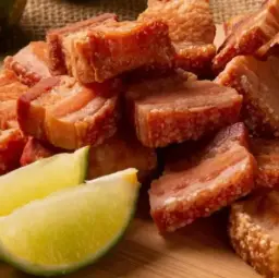 Porção de Panceta com Molho Agridoce